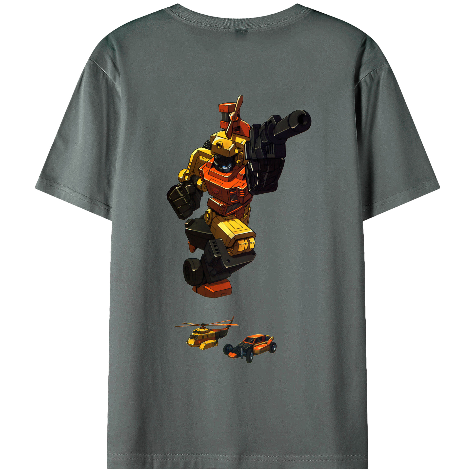 （画像用）  綿100％ メンズ半袖Tシャツ（バックプリント） 通気性